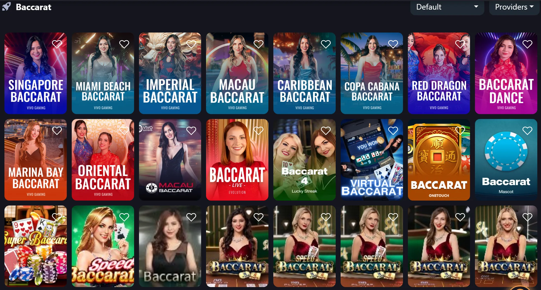 zangabet casino baccarat