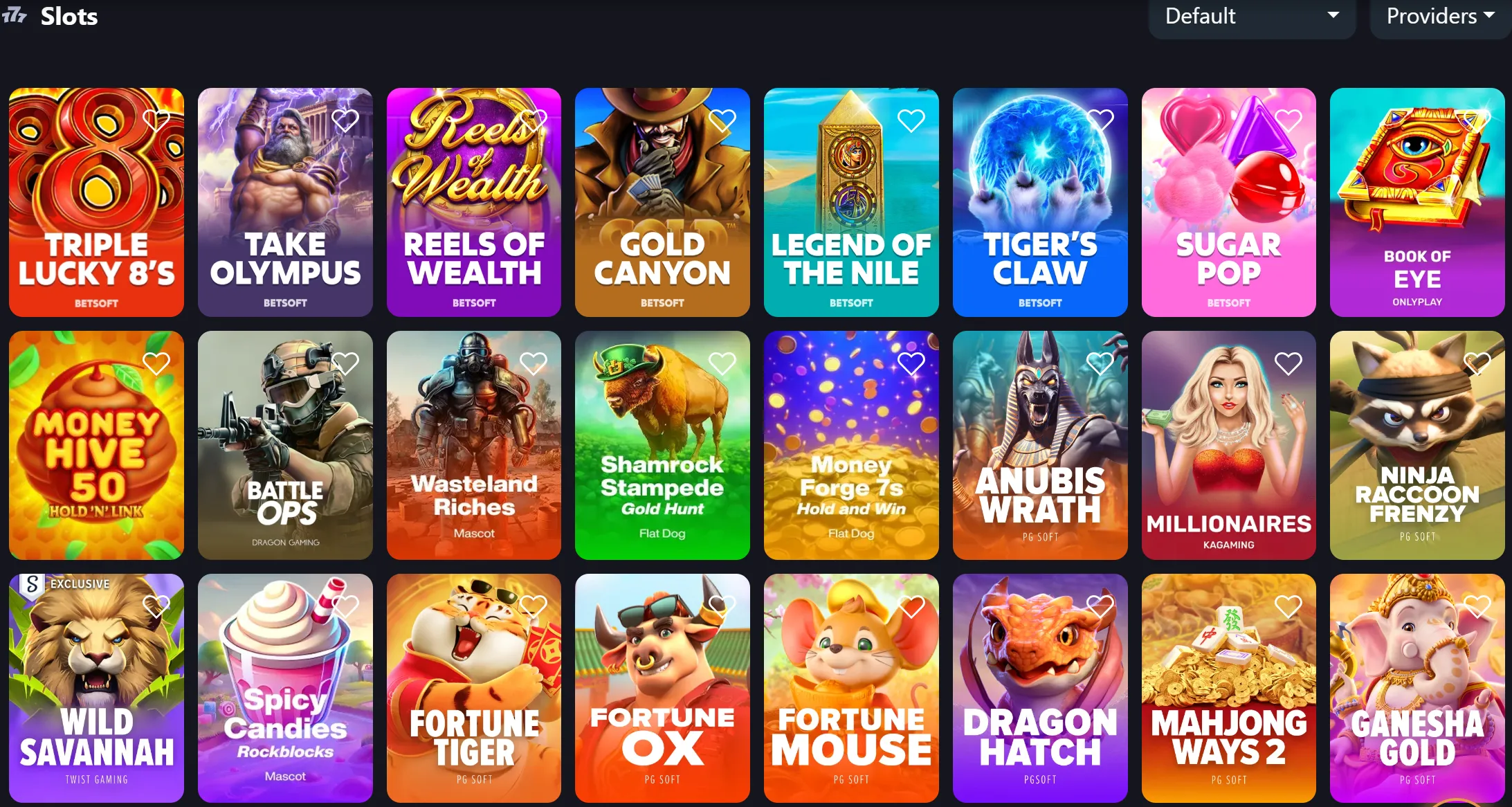 zangabet casino slots